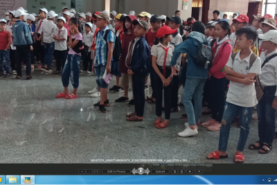 Hình ảnh học sinh lớp 5 đi dã ngoại học tập 2021 – 2022