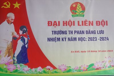 Liên đội trường Tiểu học Phan Đăng Lưu tổ chức thành công Đại hội Liên đội năm học 2023 – 2024